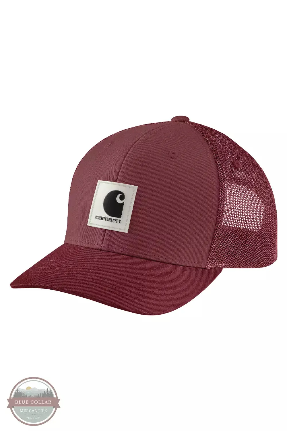 105216 Rugged Flex Twill Mesh-Back Logo Patch Cap