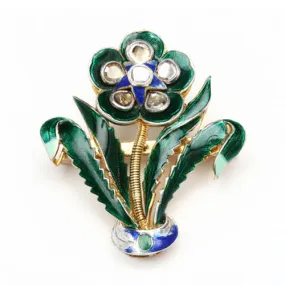 18K Gold Vintage Brooch