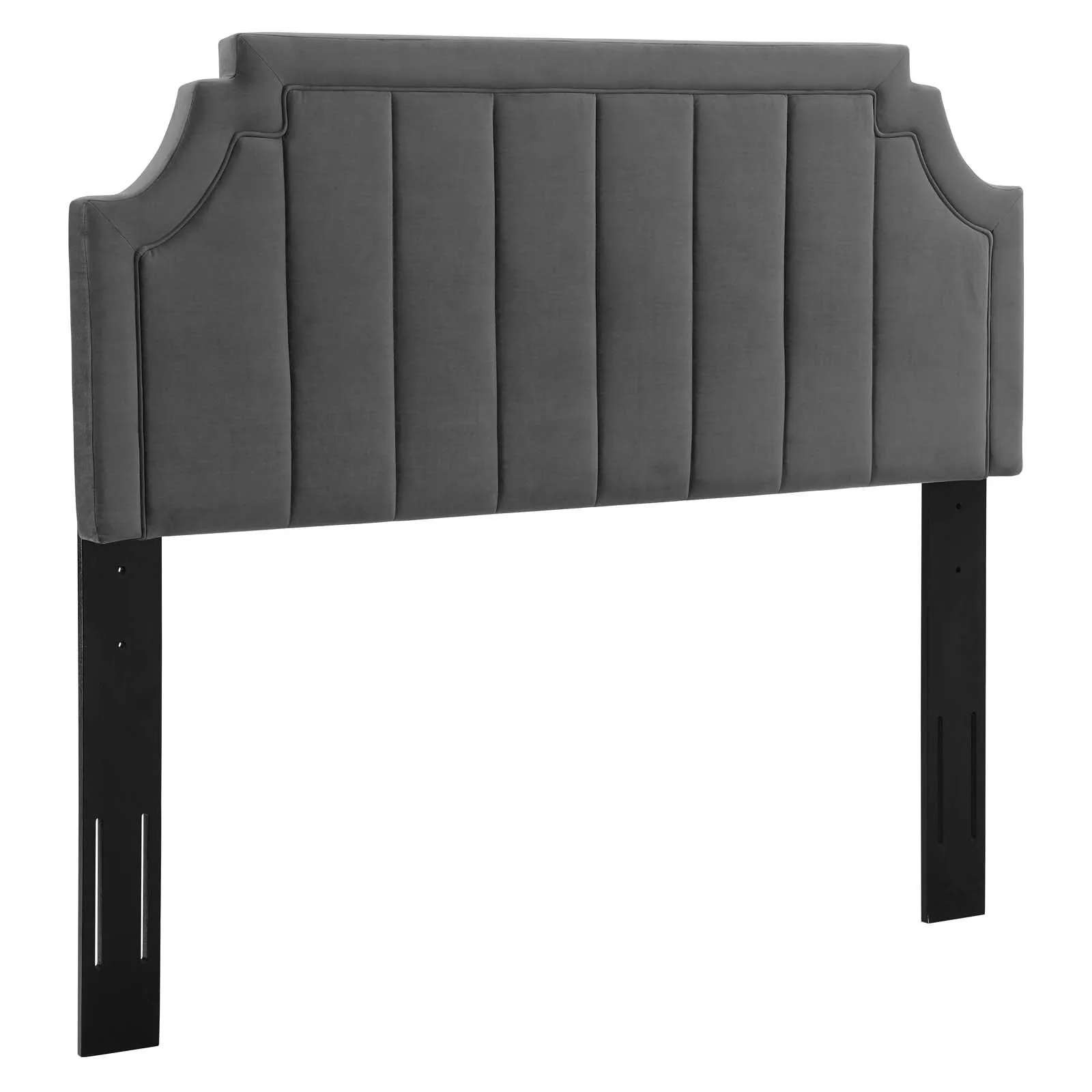 Alyona Channel Tufted Performance Velvet Headboard