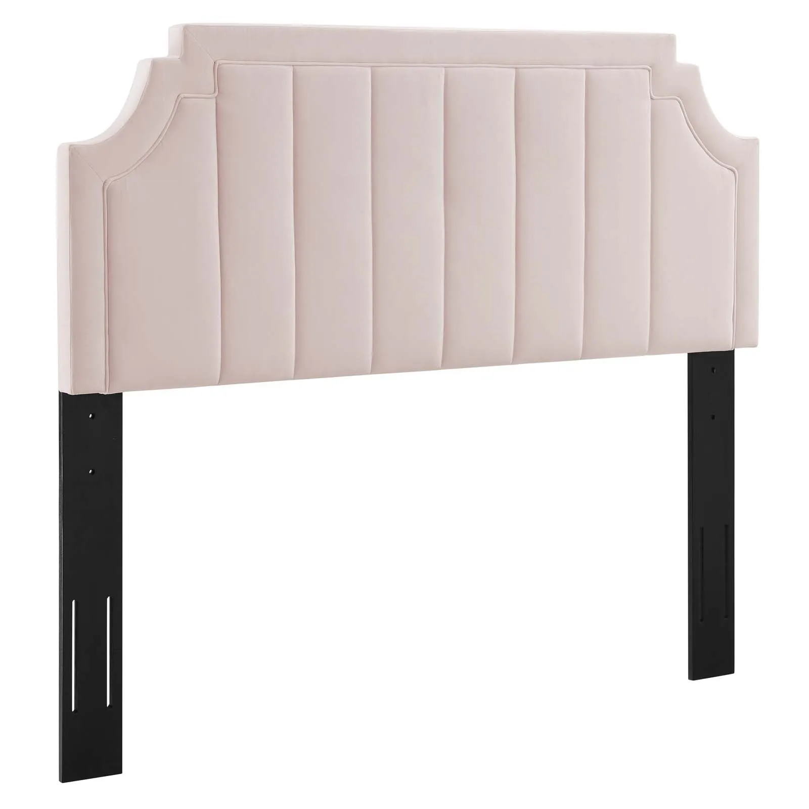 Alyona Channel Tufted Performance Velvet Headboard