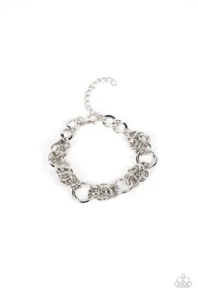 Big City Chic Silver Bracelet - Paparazzi Accessories