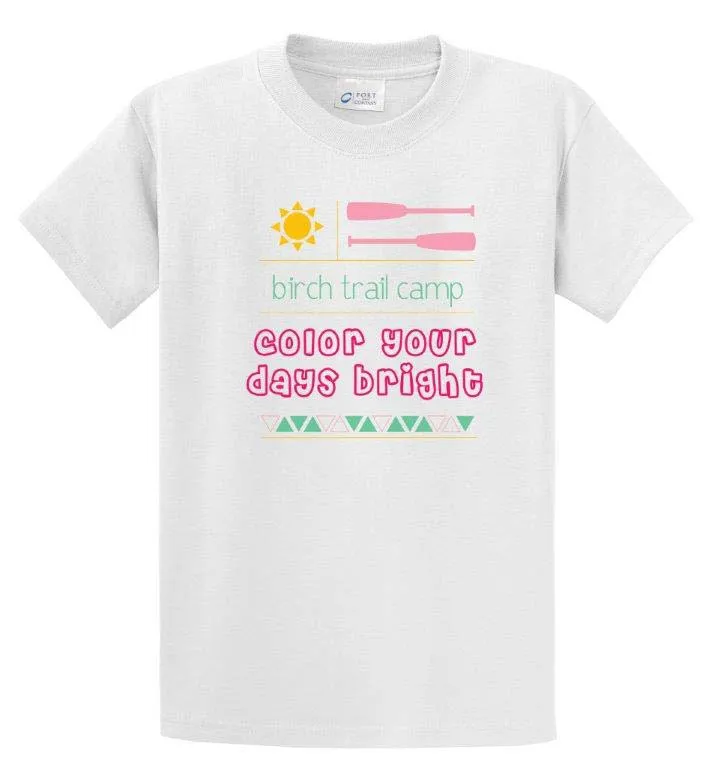 Birch Trail Color Your Days Bright Tee