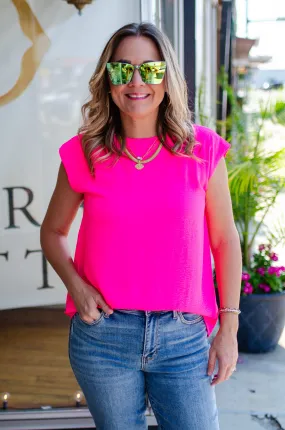 Bold Heart Top in Pink