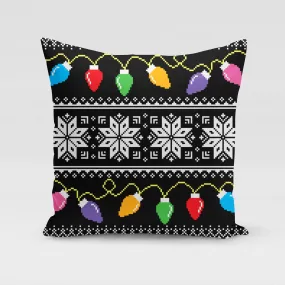 Bright Lights Sweater Pillow Cover