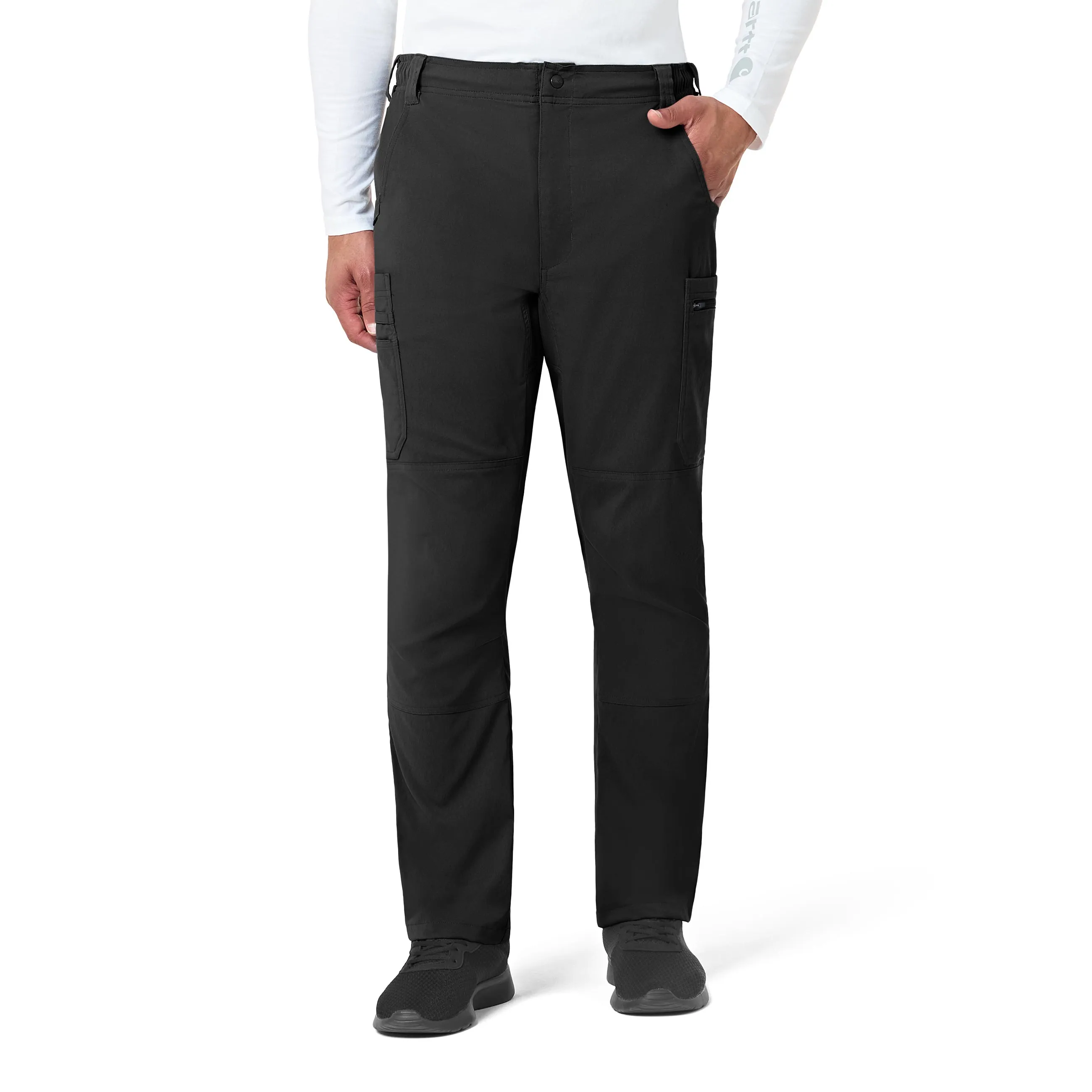 Carhartt Rugged Flex Peak Men's Straight Leg Cargo Scrub Pant - Black