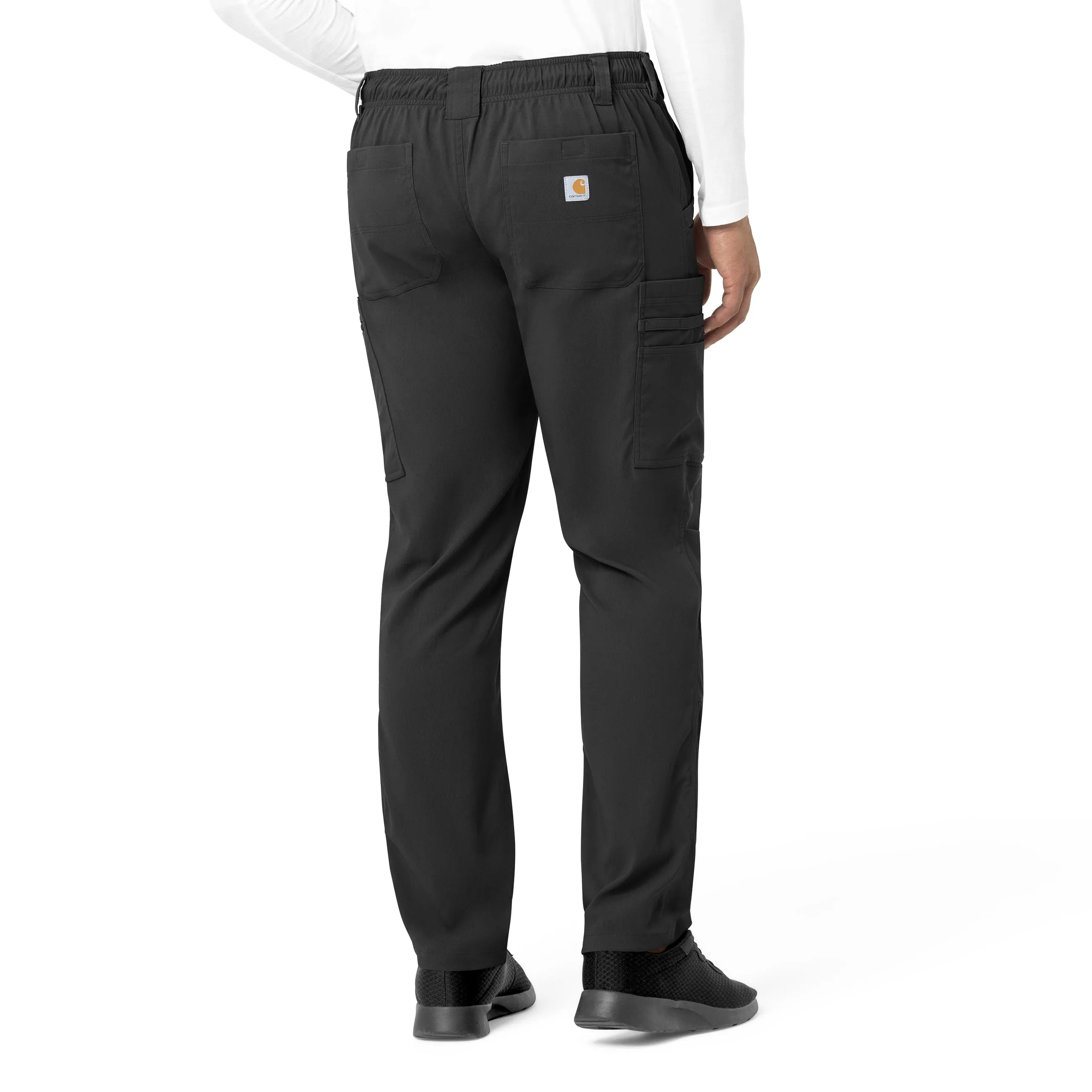 Carhartt Rugged Flex Peak Men's Straight Leg Cargo Scrub Pant - Black