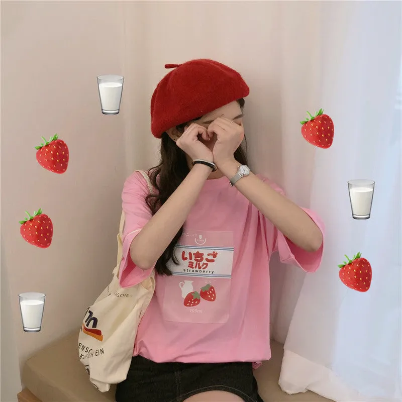 Chic Strawberry T-shirt KF81274