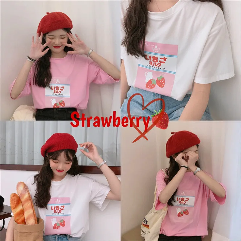 Chic Strawberry T-shirt KF81274