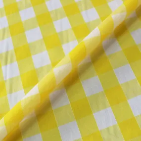 Dressmaking Bold Gingham - Bright Yellow