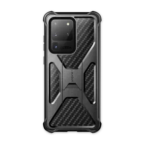 Galaxy S20 Ultra Transformer Rugged Bumper Case - Black