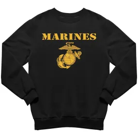 Gold Vintage Marines Sweatshirt