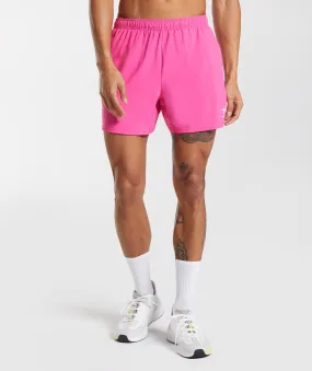 Gymshark Arrival 5" Shorts - Bright Fuchsia