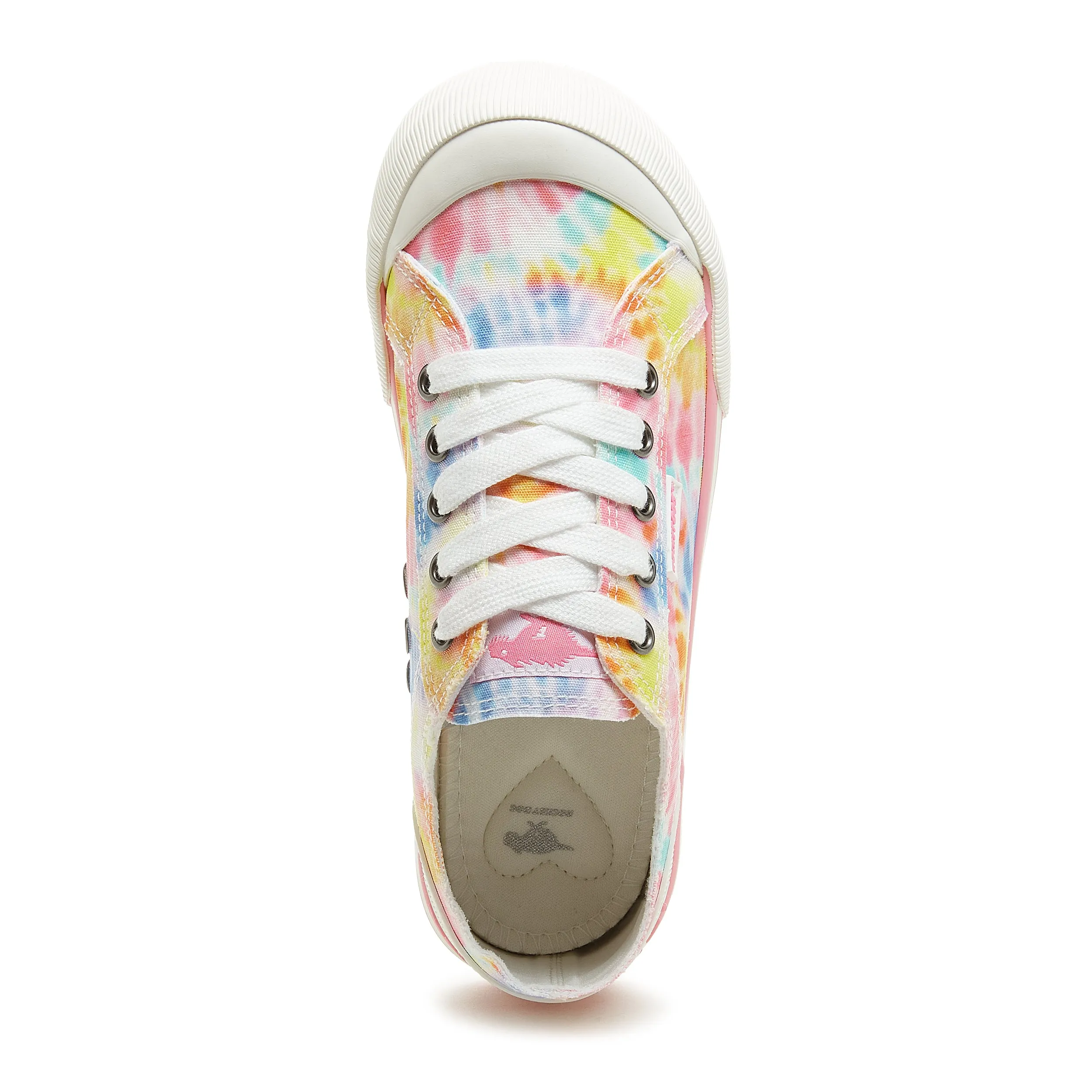 Jazzin Recycled Cotton Bright Tie Dye Trainers