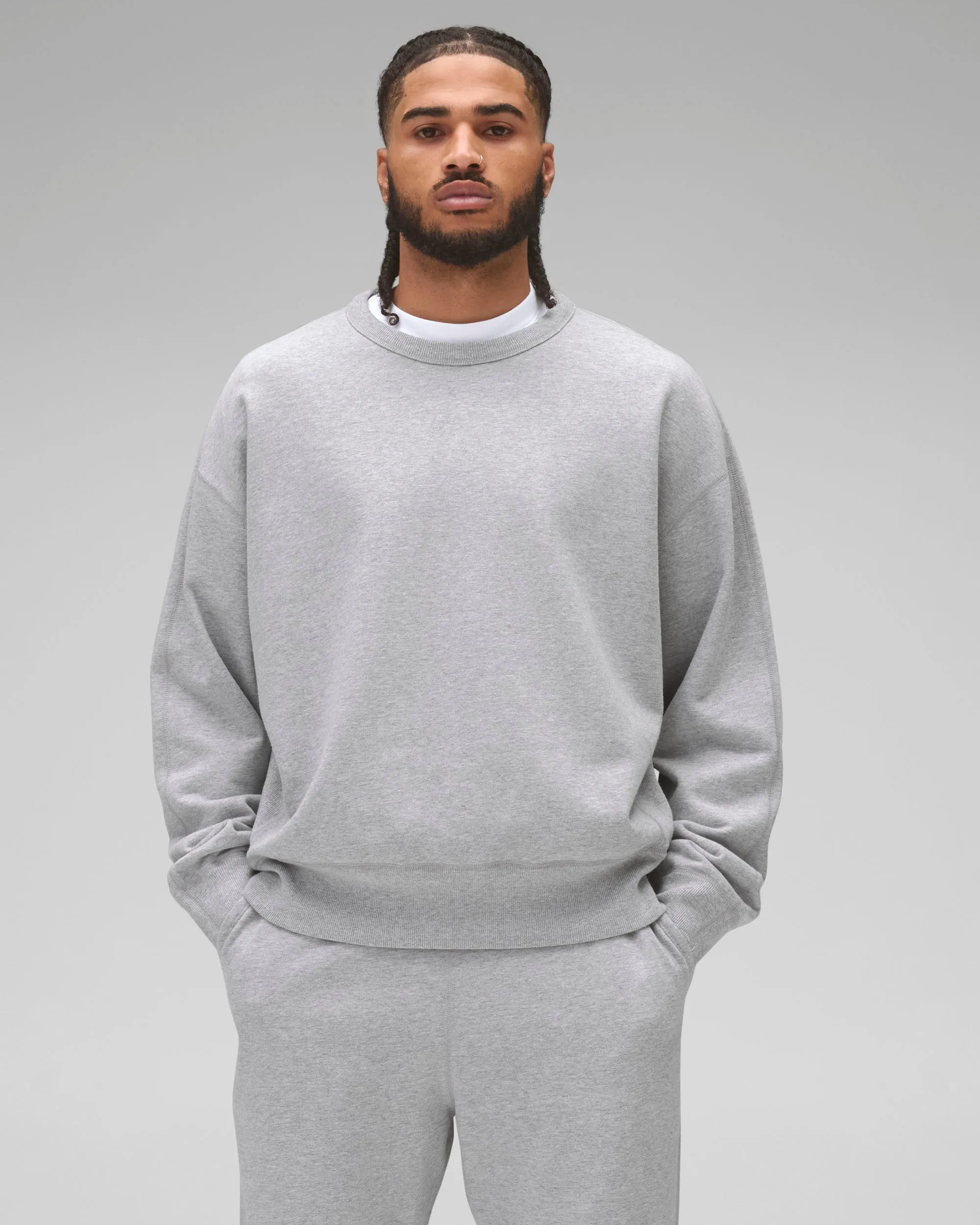 Midweight Terry Relaxed Crewneck