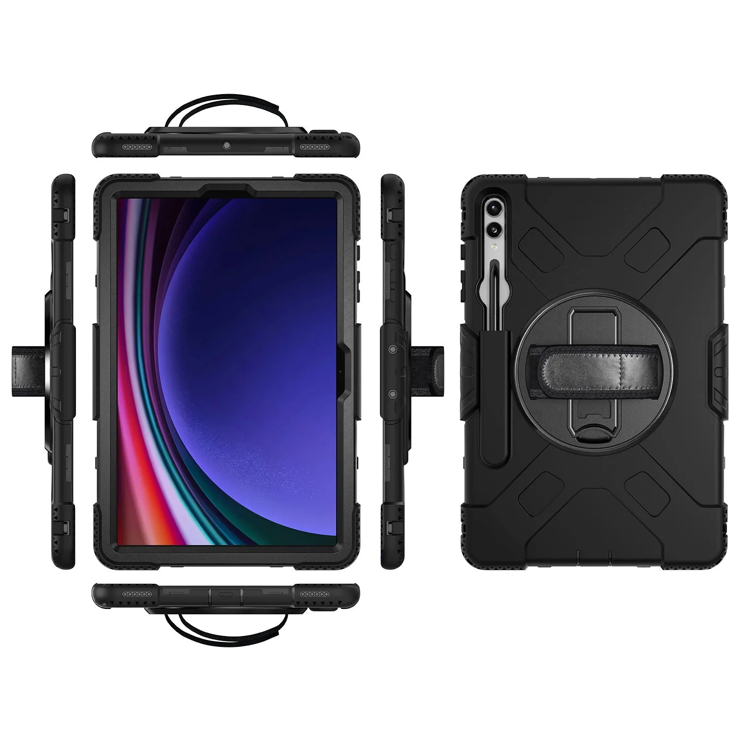 PTC Select Samsung Galaxy Tab S9  Case Rugged Protection Black