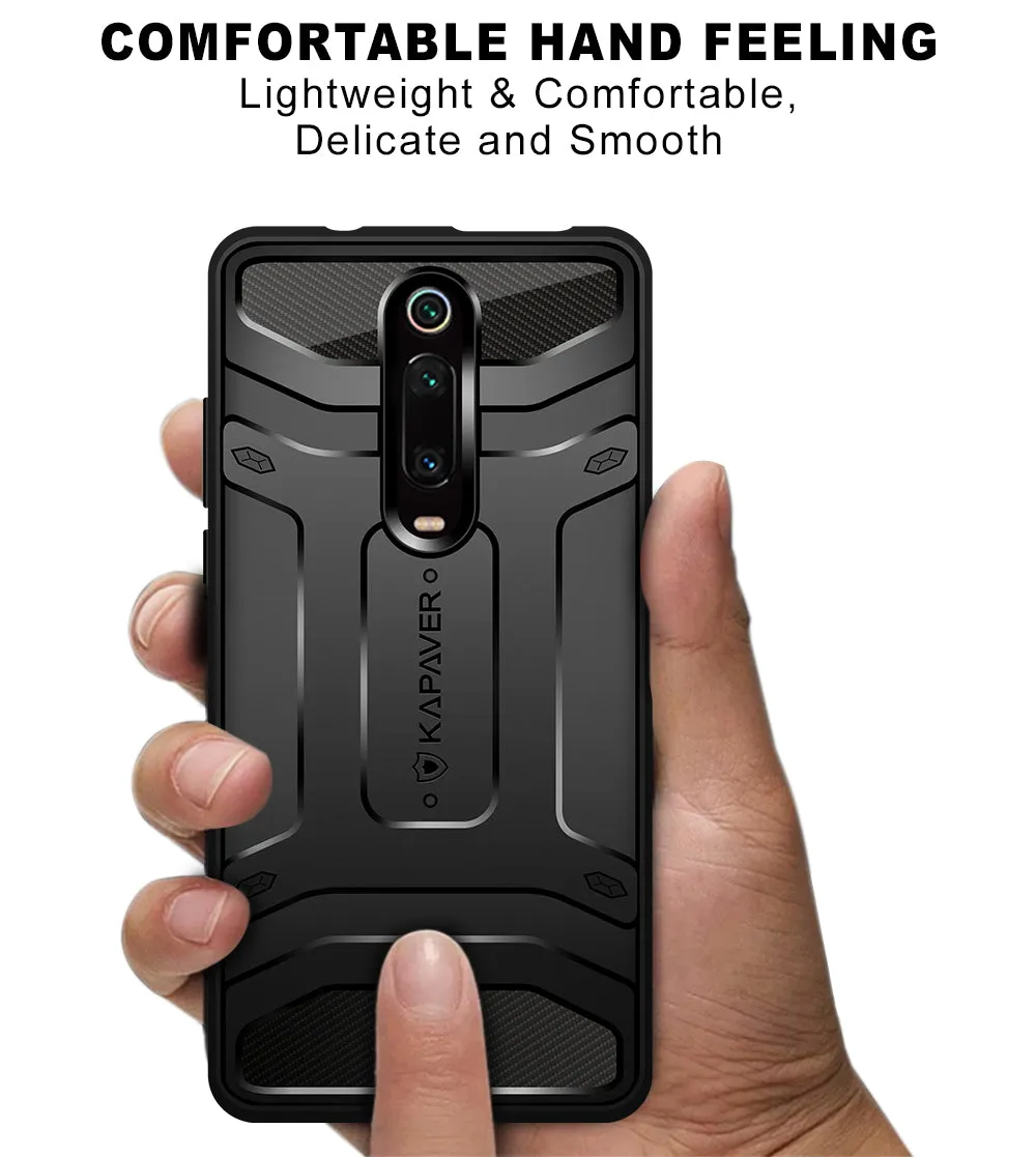 Redmi K20 / Redmi K20 Pro Back Cover Case | Rugged - Black