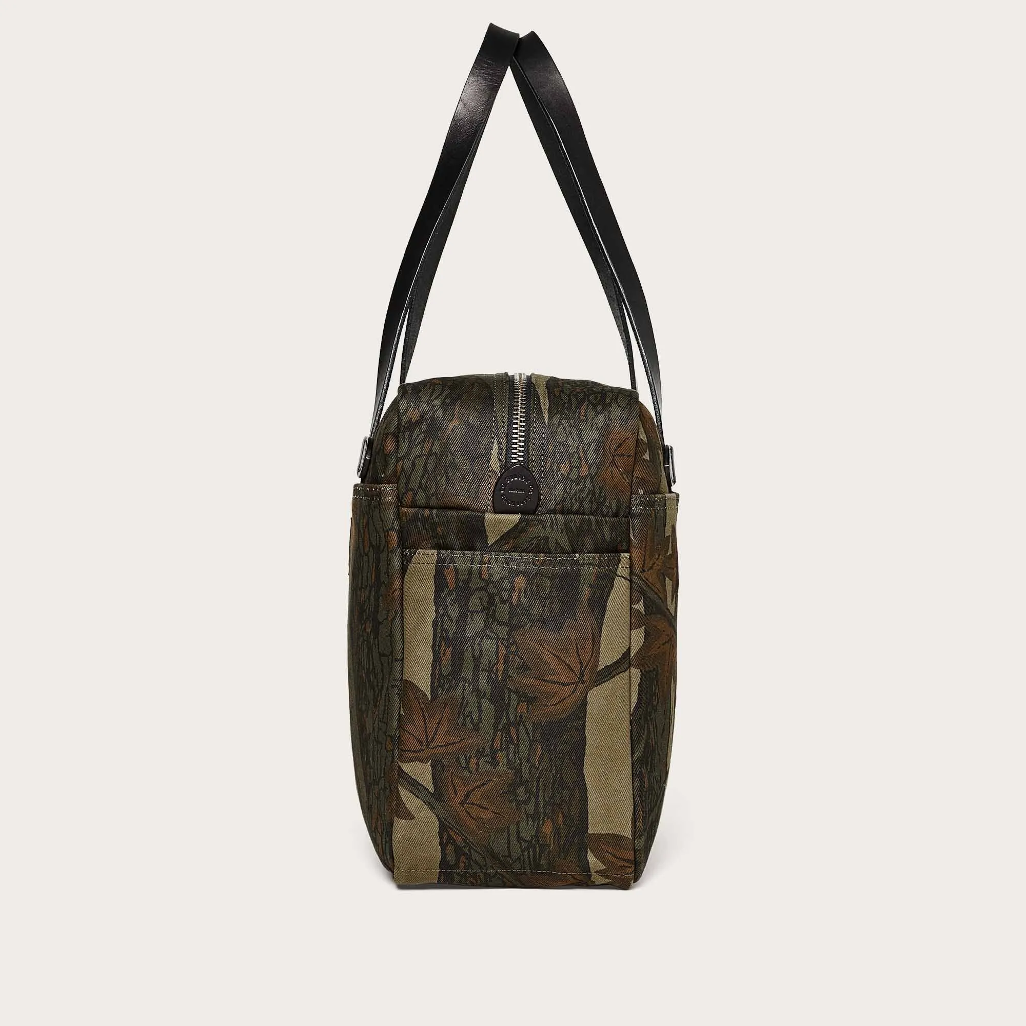 RUGGED TWILL TOTE BAG WITH ZIPPER