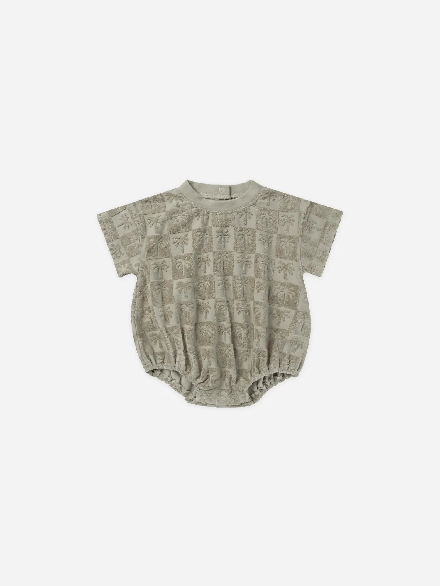 Rylee & Cru - Palm Check Relaxed Bubble Romper