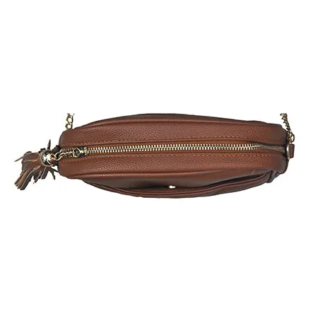 SALE! Brown Chic Faux Leather NGIL Crossbody Bag