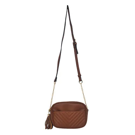 SALE! Brown Chic Faux Leather NGIL Crossbody Bag