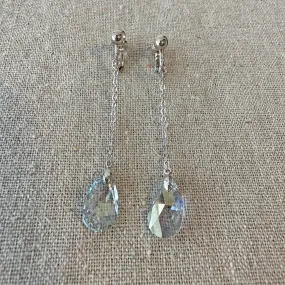 Sleek Teardrop Faux Threader Earrings