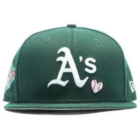 Team Heart 59FIFTY Fitted - Oakland Athletics