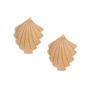 Vintage Deco Shell Earrings